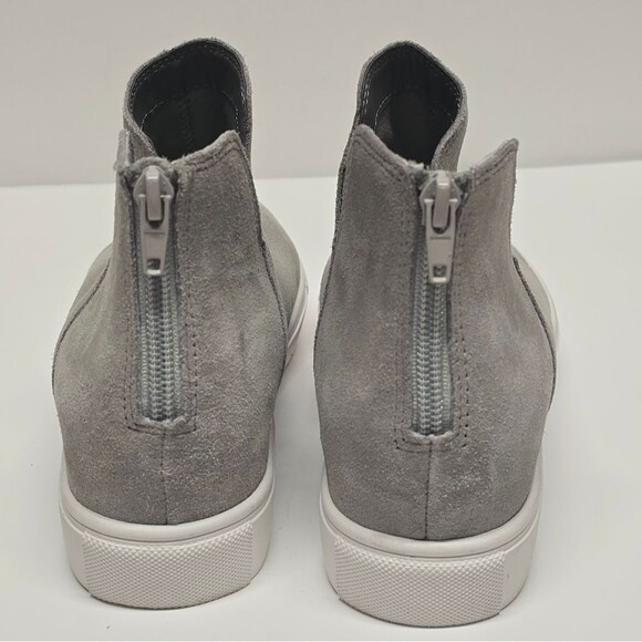 Steve Madden Gray Suede Claud Ankle Wedge Sneaker Shoes Boots Women's 7 - Picture 3 of 8